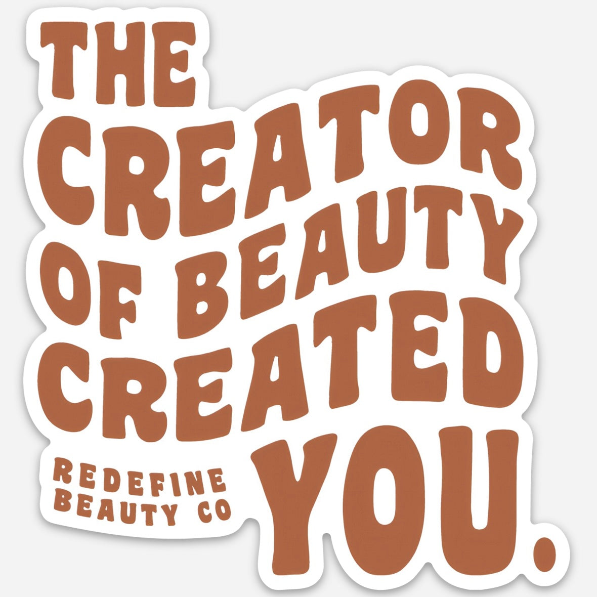 "Creator of Beauty" Window Cling
