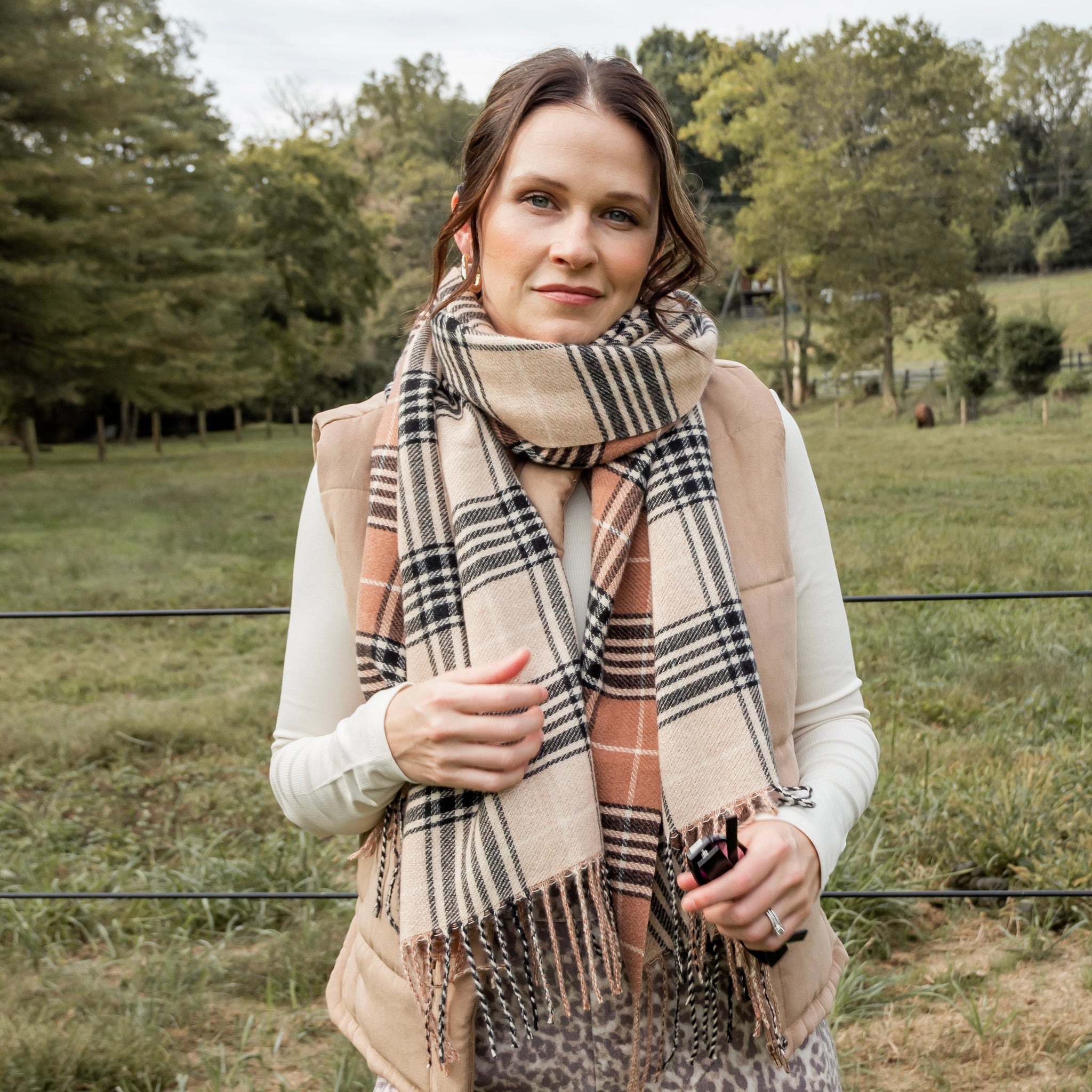Frieda Fringe Scarf