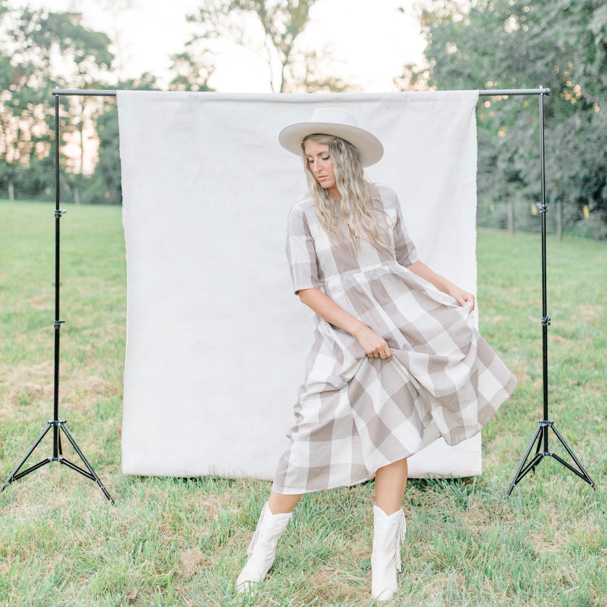 Gracie Gingham Dress