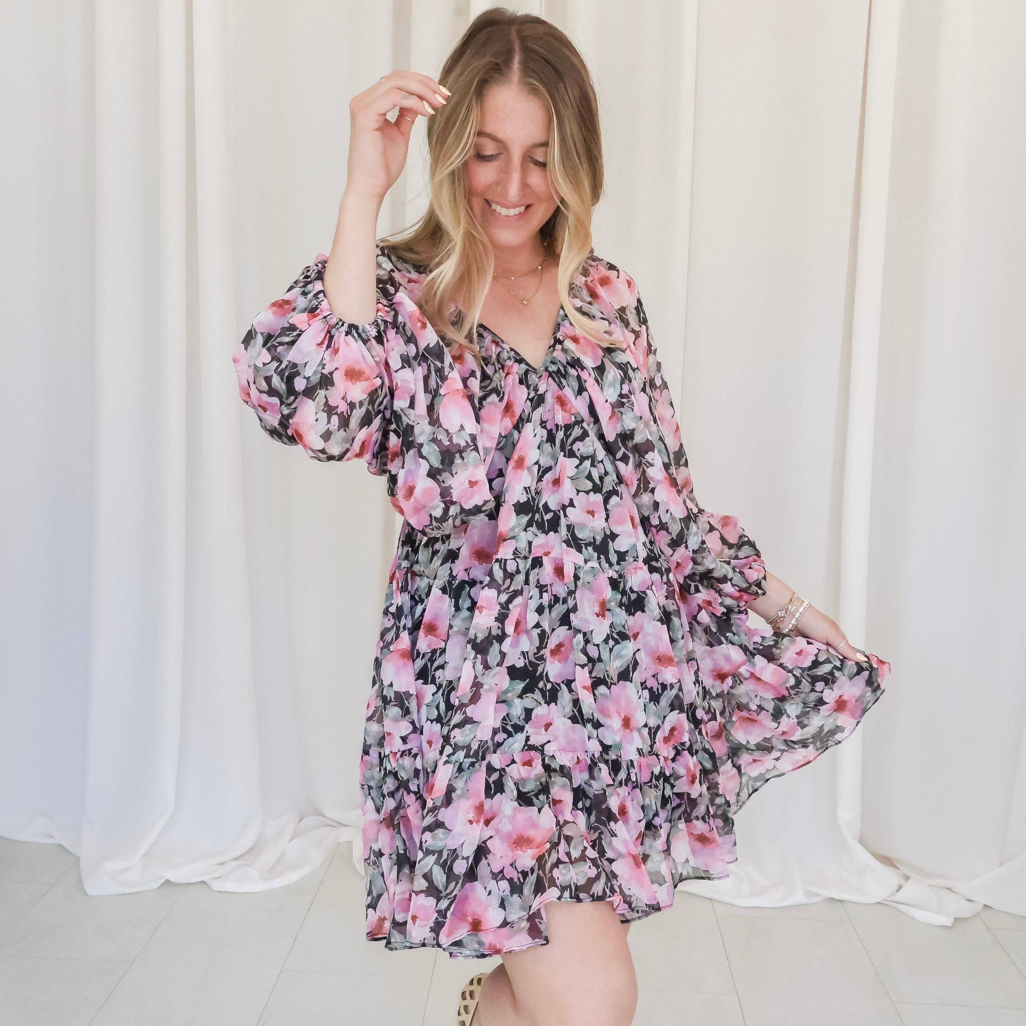 Floral Frills Dress