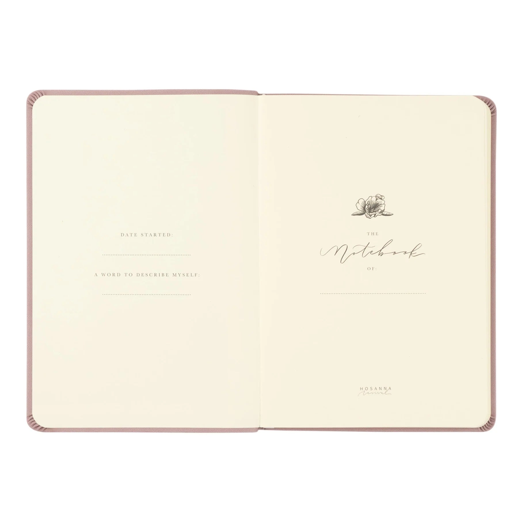 Hosanna Revival Notebook: Mauves Theme