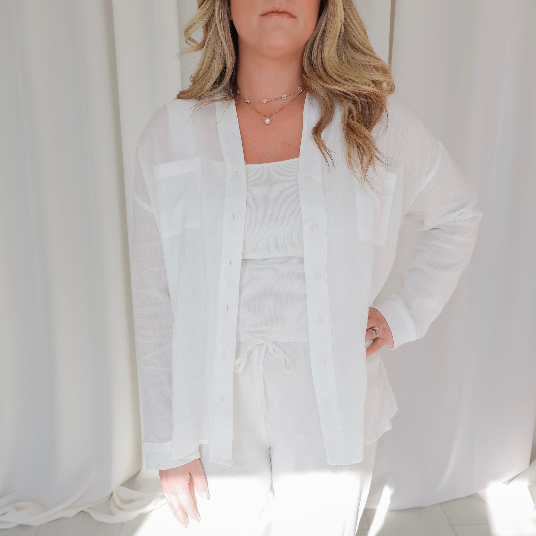 Salt Air Cotton Button Down