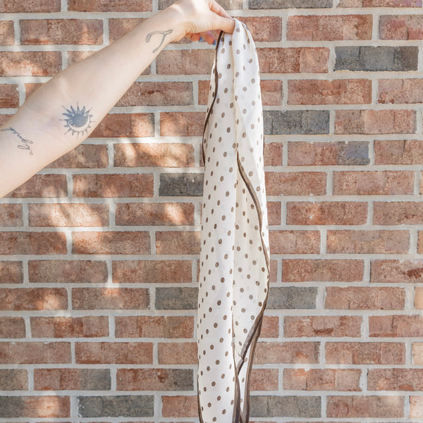 Coco Cream Scarf