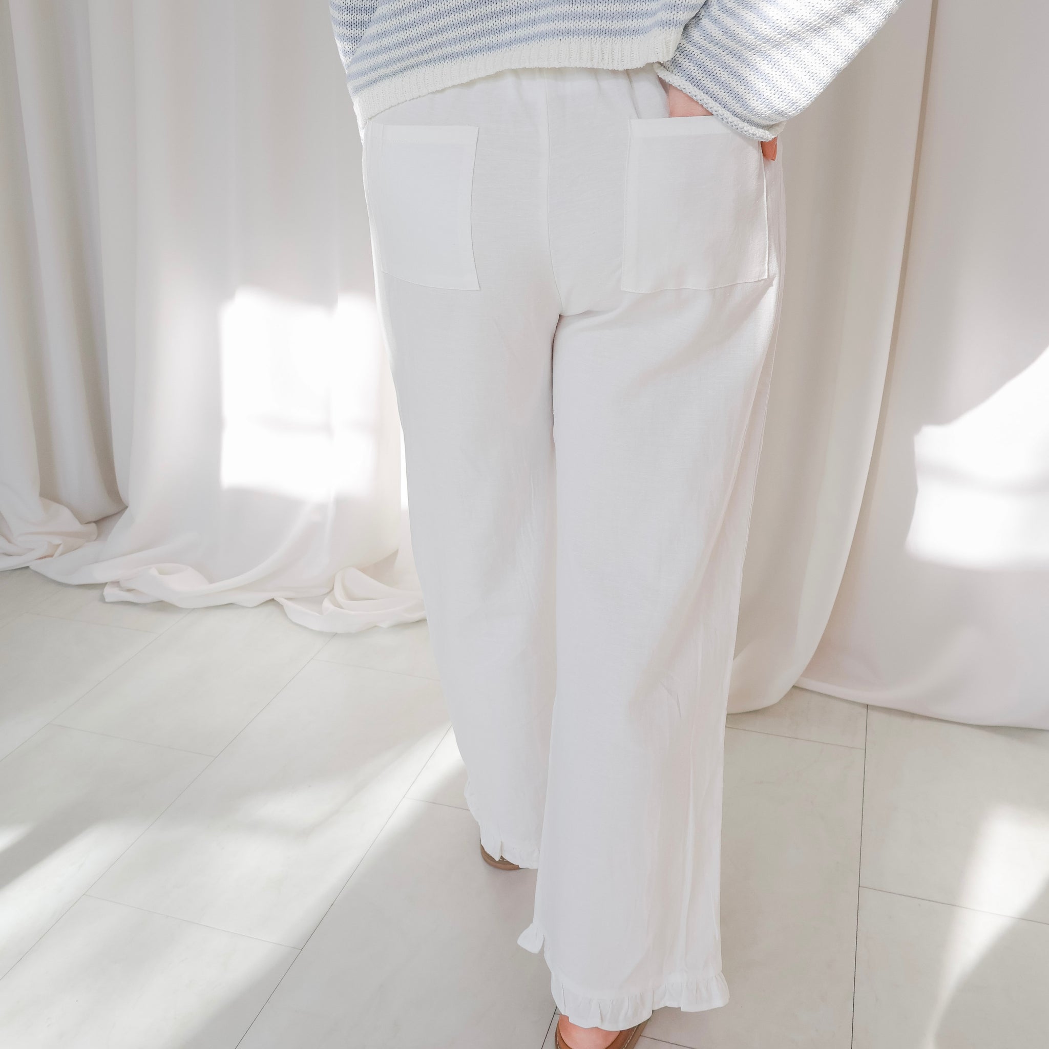 Petal Hem Pants