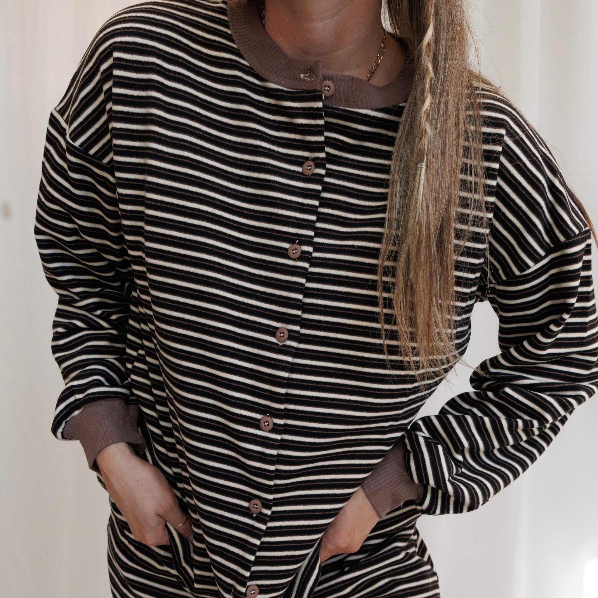 Teddy Stripe Top