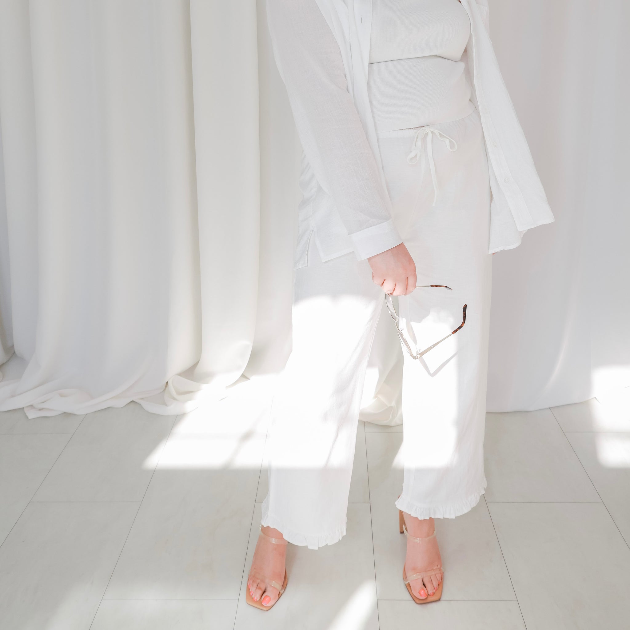Petal Hem Pants