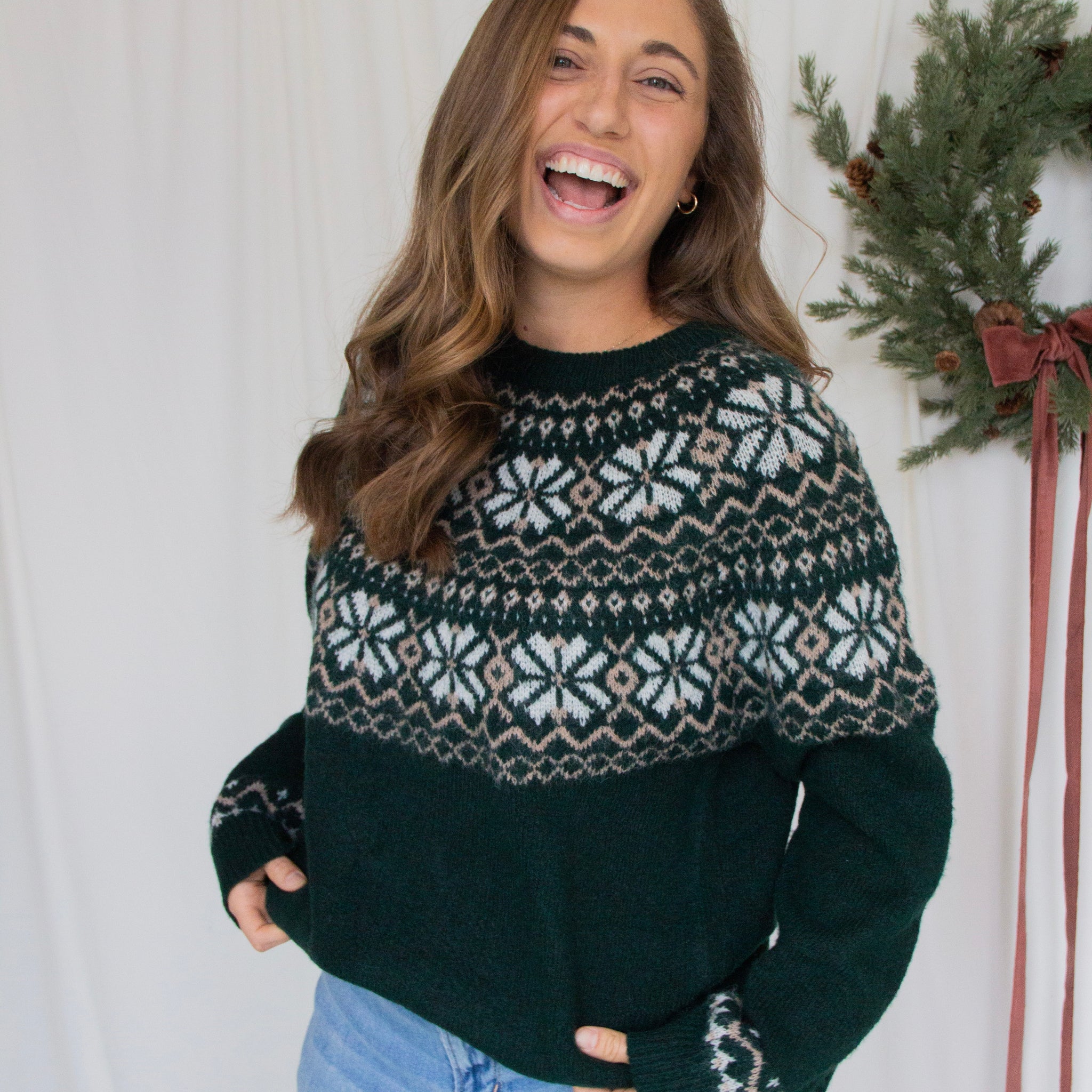 Scandi Snowflake Sweater