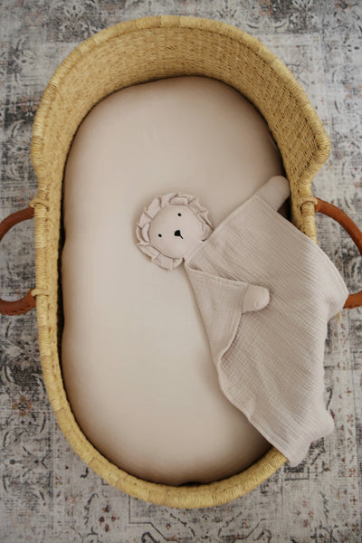 Organic Cotton Lion Lovey Blanket