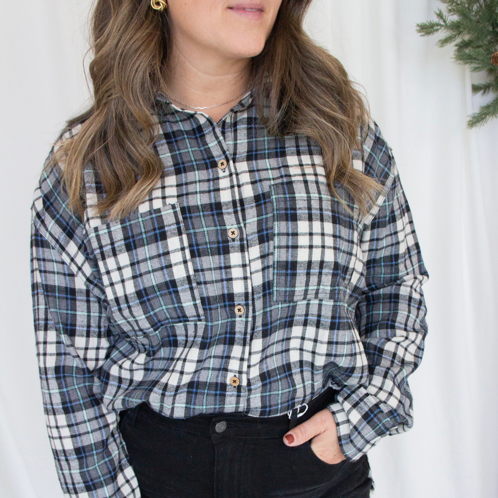 Winter Pine Plaid