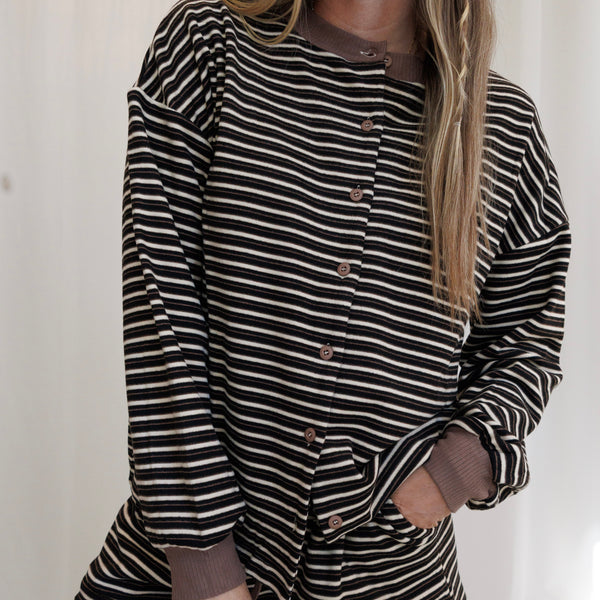 Teddy Stripe Top