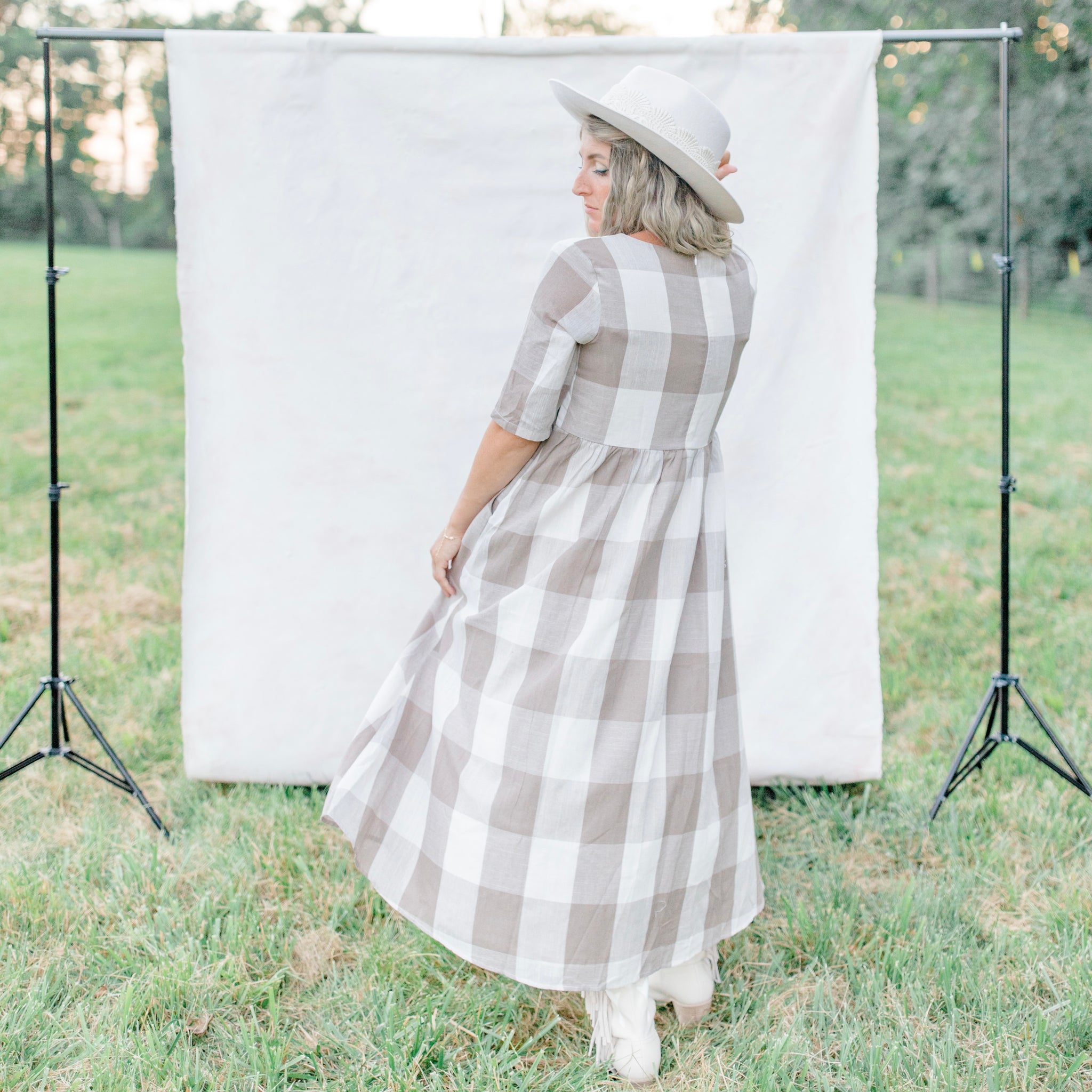 Gracie Gingham Dress