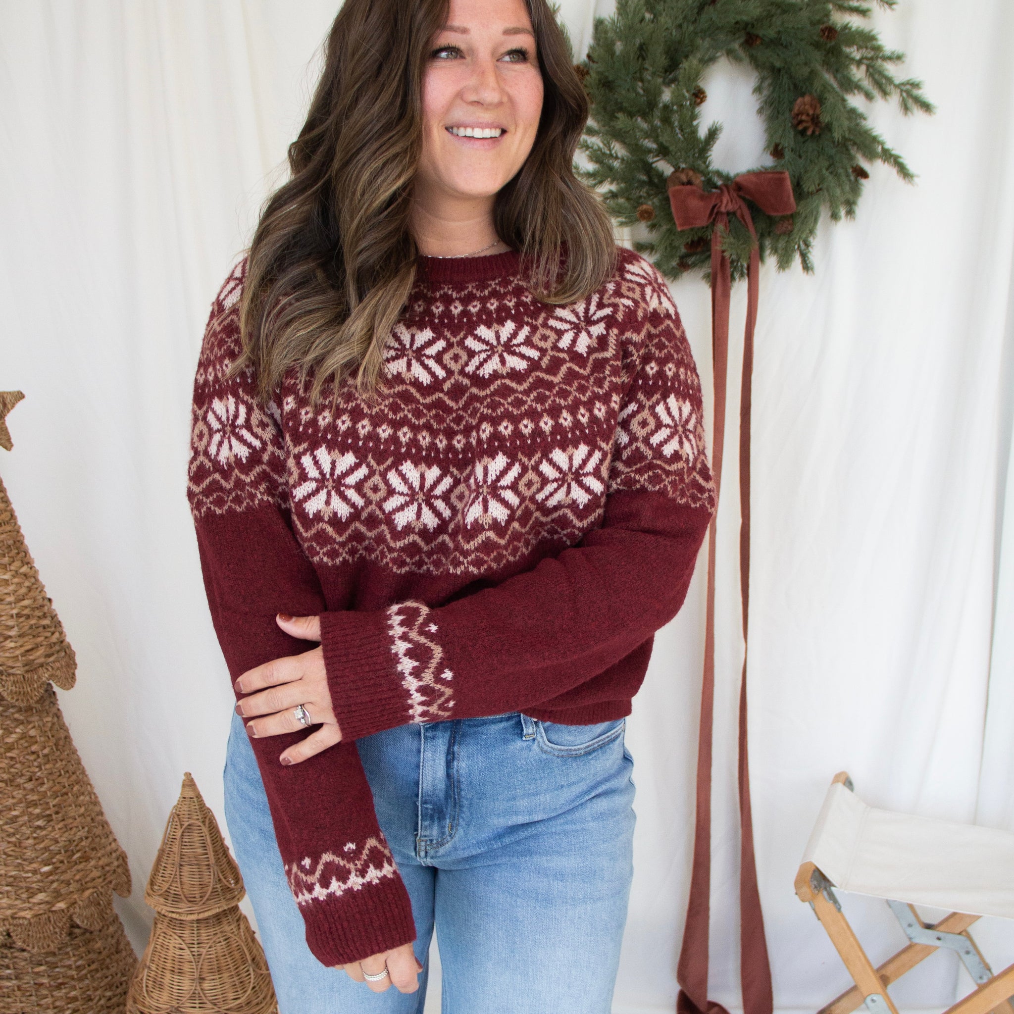 Scandi Snowflake Sweater