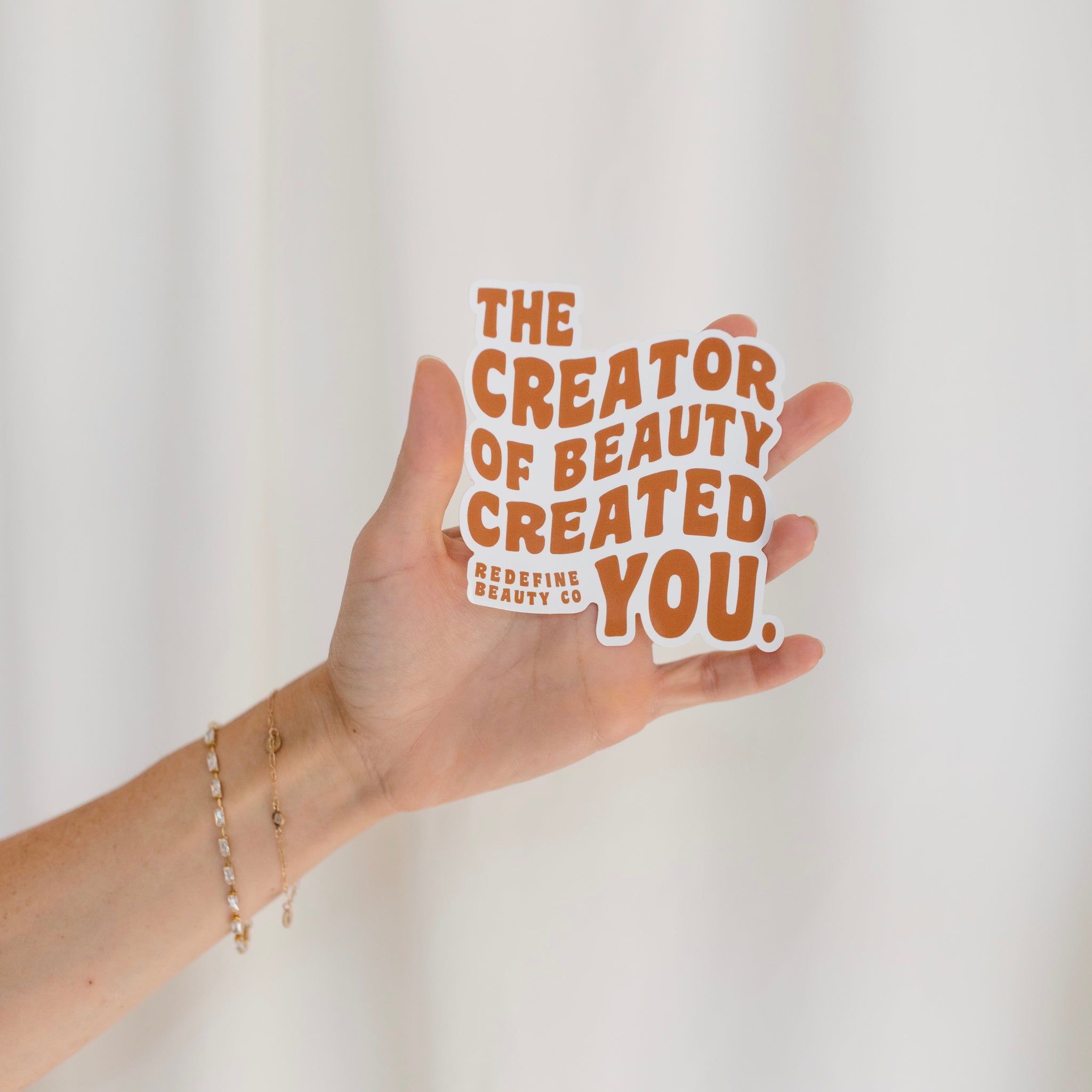 "Creator of Beauty" Window Cling