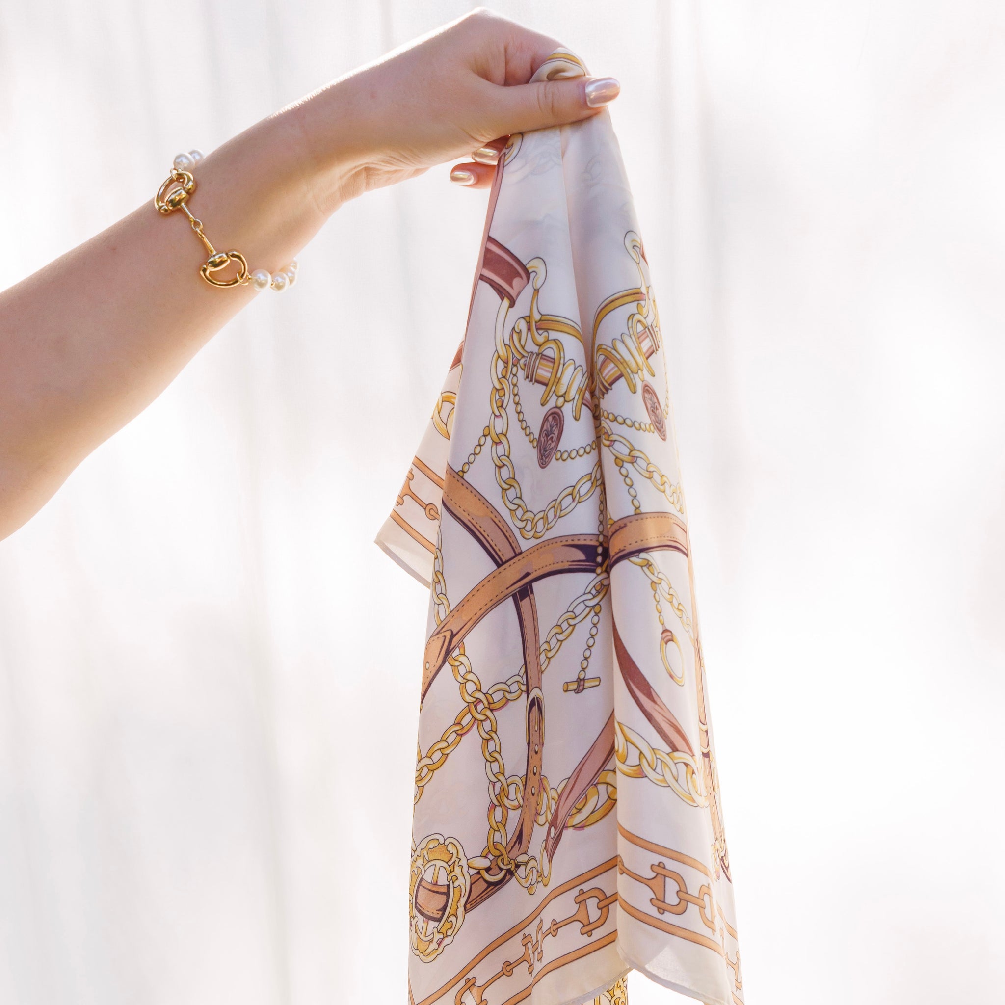 Saddle & Silk Scarf