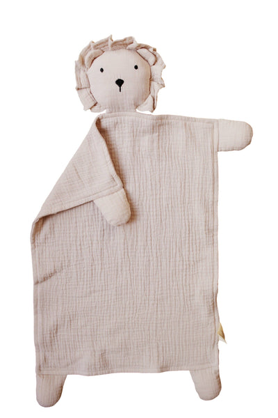 Organic Cotton Lion Lovey Blanket